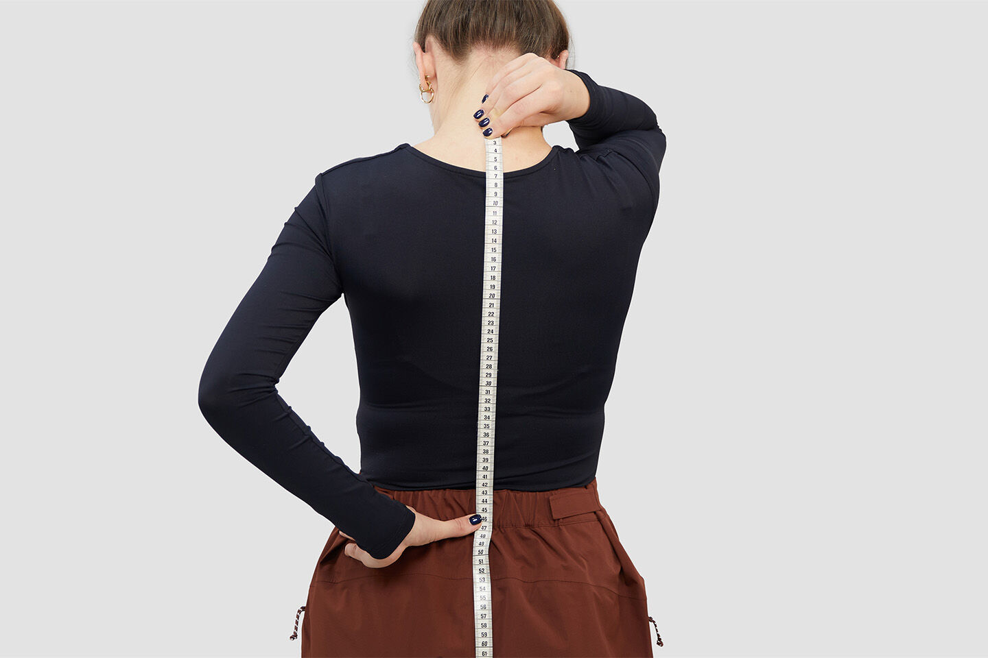 Locate and mark your torso length